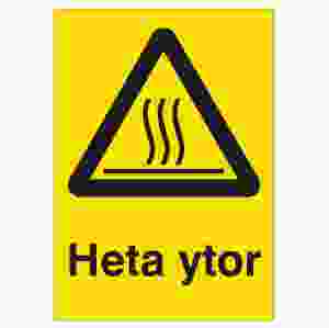 Heta ytor (skylt)