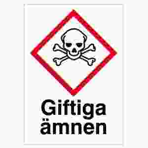 Giftiga ämnen (skylt)