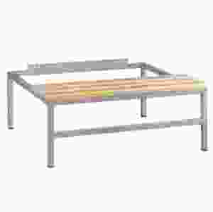 Sittbänk för klädskåp 2-dörrar