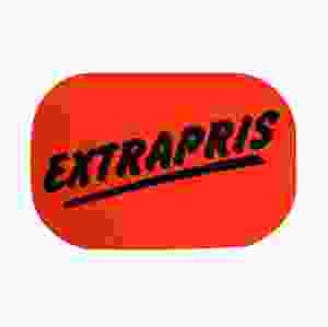 Extrapris, Rektangulär etikett 36 x 24 mm
