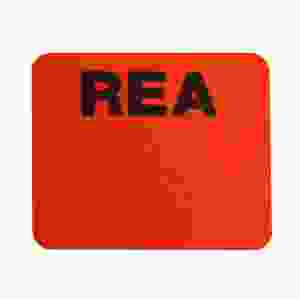 REA, Rektangulär etikett 24 x 20 mm