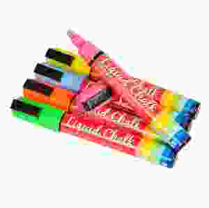 Kalkpenna Blandade färger, 5-pack