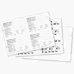 Däckmärkning  - Etiketter, 100 st