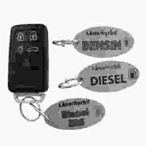 Nyckeltag "Rätt bränsle", 5 st