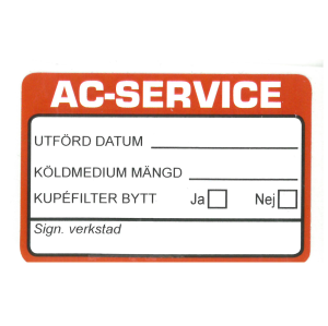 AC-Servicesticker, 250 st