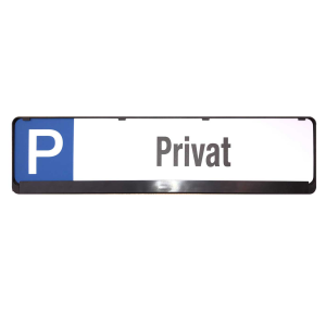 P-skylt Privat