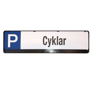 P-skylt Cyklar