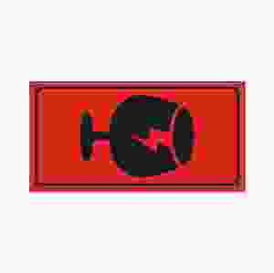 Emballageetikett "GLAS-SYMBOL"