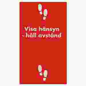 Entrématta "Håll avstånd"