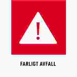 Farligt avfall (skylt)