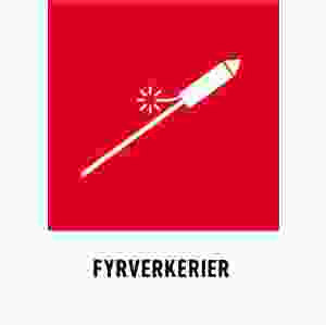 Fyrverkerier (skylt)