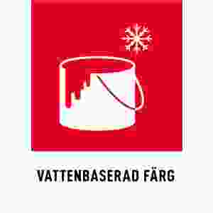 Vattenbaserad färg (skylt)