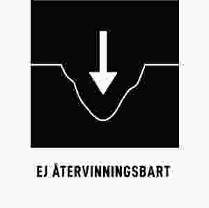 Ej återvinningsbart (skylt)