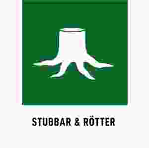 Stubbar och rötter (skylt)