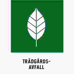 Trädgårdsavfall (skylt)