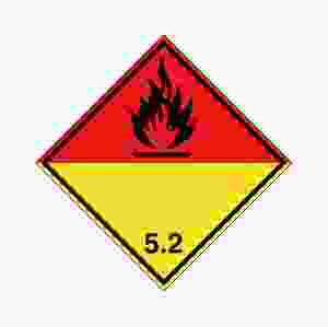 Farligt Gods-etikett Organic Peroxide, 250 st