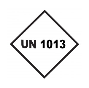 Farligt Gods-etikett UN1013 Carbon Dioxide, 250 st