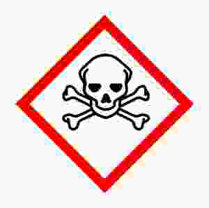 Fara-Etikett Giftiga ämnen