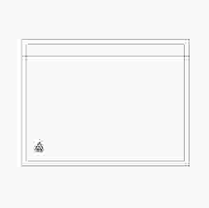 Packsedelskuvert transparent