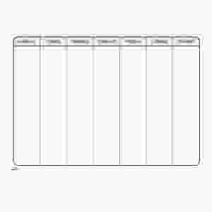 Veckoschema Måndag-Söndag, A3