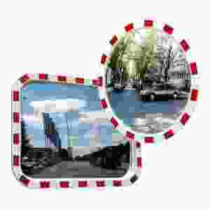 Trafikspegel med reflex