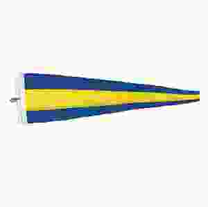 Svensk vimpel blå-gul-blå 500 cm