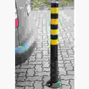 Flexibel trafikstolpe svart, Pollare