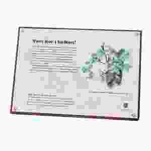 Aluminiumskylt, A5, med tryck