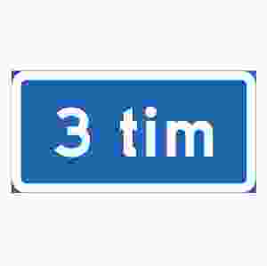 Parkeringsskylt 3 timmar