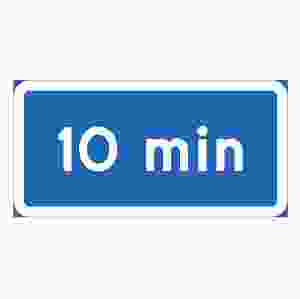 Parkeringsskylt 10 min