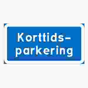 Parkeringsskylt Korttidsparkering