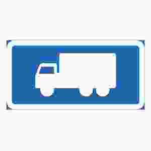 Parkeringsskylt Lastbil