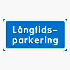 Parkeringsskylt Långtidsparkering