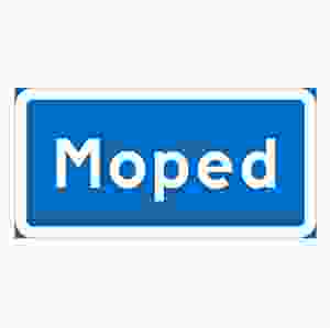 Parkeringsskylt Moped