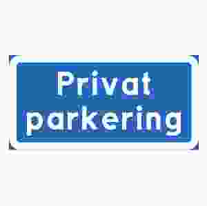 Parkeringsskylt Privat parkering