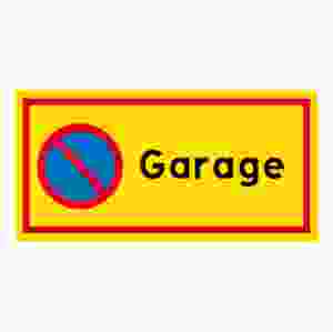 Parkeringsskylt Parkering förbjuden Garage