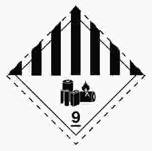 Farligt Gods-etikett Miscellaneous/Batteries 9A, 250 st