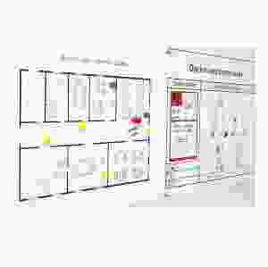 Whiteboardtavla med eget tryck - högsta kvalitet