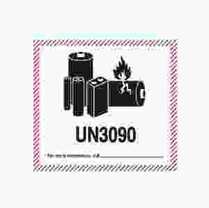 Farligt Gods-etikett UN3090, 500 st
