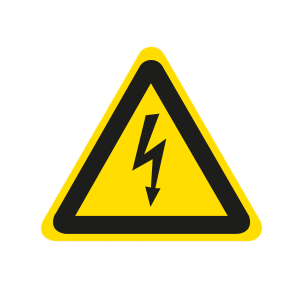 Magnetdekal Varning Livsfarlig spänning