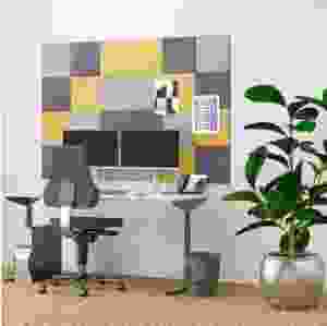 Set med 24 st ljudabsorberande väggplattor