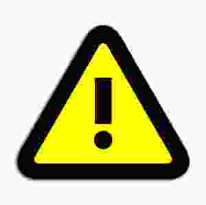 Magneter Varningstriangel Utropstecken