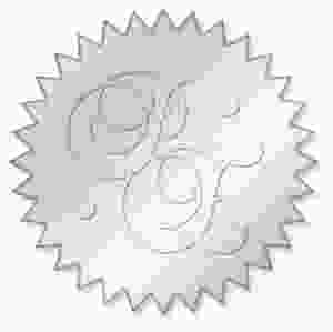 Självhäftande folieetiketter för präglingspress , 100 st