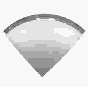 Säkerhetsspegel 90° konvex