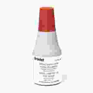 Röd snabbtorkande färg för papper & plast