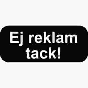 Ej reklam tack!