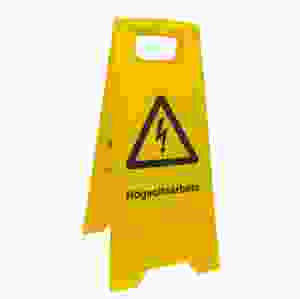 Skyltställ Högvoltsarbete