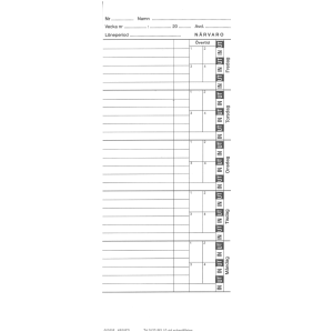 Tidkort för Amano PIX 200, 250 st