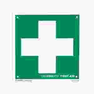 Första hjälpen skylt, självlysande