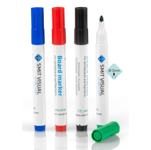 Whiteboardpennor lättsuddade, 4-pack